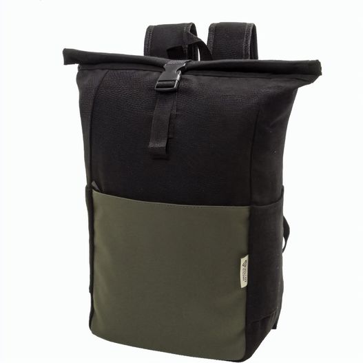 Rucksack aus recyceltem Canvas Blakkan Back (Bild 1)