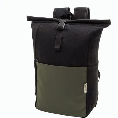 Rucksack aus recyceltem Canvas Blakkan Back