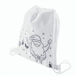 Produktabbildung Weinachtlicher Kordelzugbeutel zum Ausmalen Julfar Bag B Weinachtlicher Kordelzugbeutel zum Ausmalen Julfar Bag B