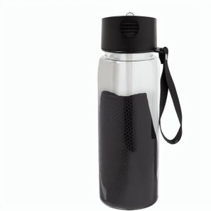 RPET Trinkflasche mit Handtuch Fitmax