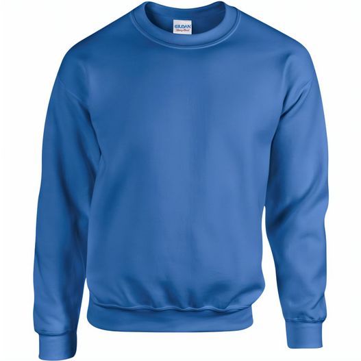 ein blaues sweatshirt mit einem weißen logo auf der brust Sweatshirt mit Rundhalsausschnitt GI18000 (Bild 1)