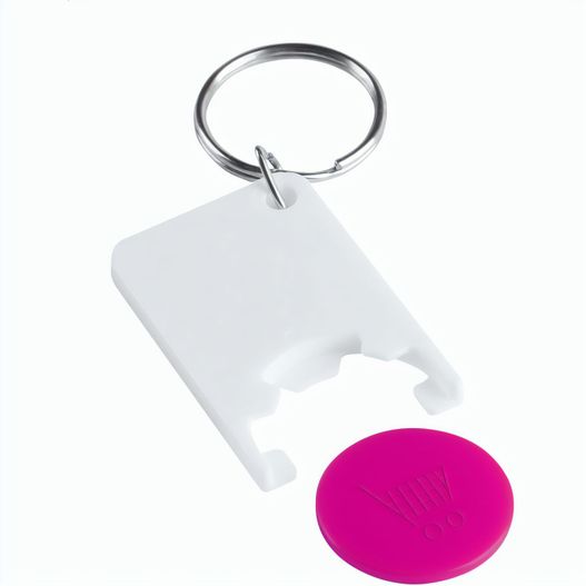 Produktabbildung Schlüsselanhänger mit Einkaufswagenchip Trolex Schlüsselanhänger mit Einkaufswagenchip Trolex (Bild 1)