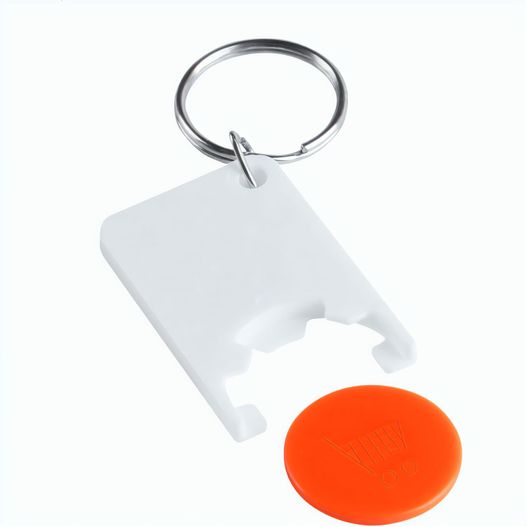 Produktabbildung Schlüsselanhänger mit Einkaufswagenchip Trolex Schlüsselanhänger mit Einkaufswagenchip Trolex (Bild 1)