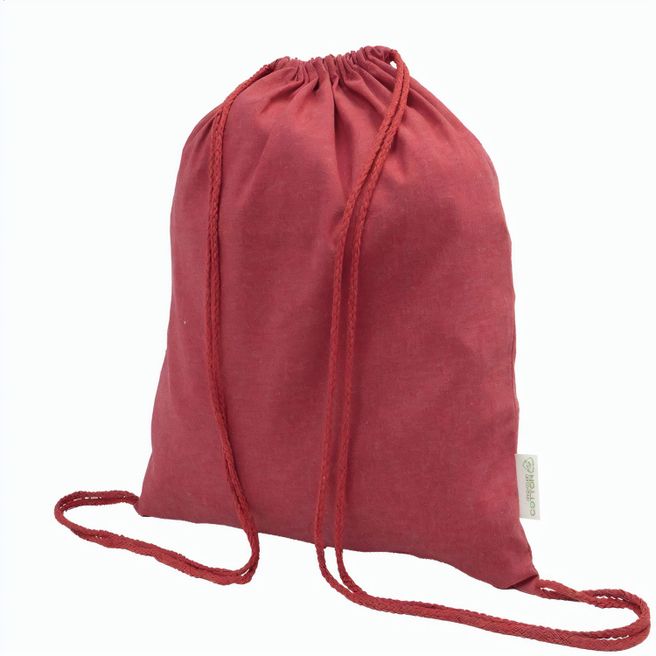 Kordelzugbeutel aus recycelter Baumwolle Dropex