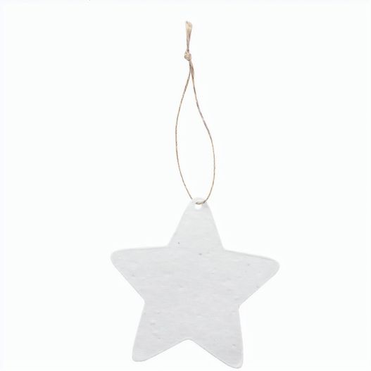 benutzerdefinierte Saatgut Papier Christbaumschmuck, Stern CreaJul Seed (Bild 1)