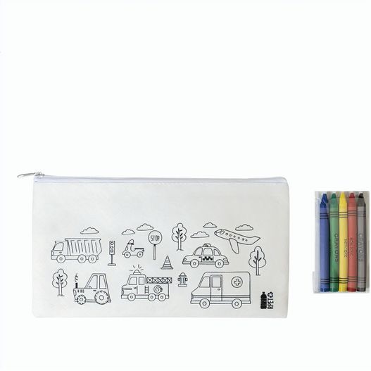 RPET Stiftetasche zum Bemalen Gocolo (Bild 1)