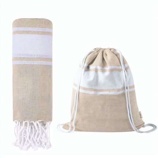 Produktabbildung Pareo-Strandtuch / Beutel Praia Pareo-Strandtuch / Beutel Praia (Bild 1)