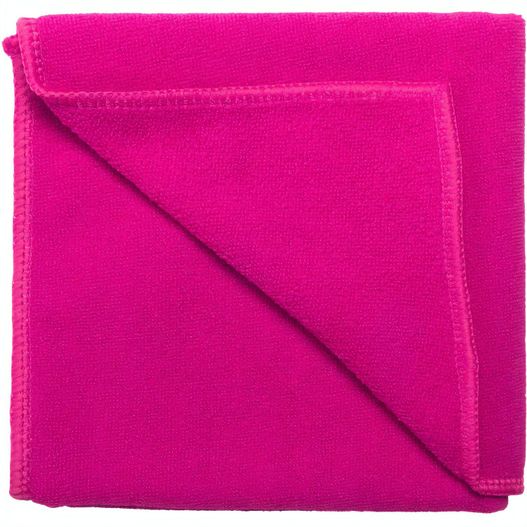 eine helle rosa decke auf einem weißen hintergrund gefaltet Handtuch Core (Bild 1)