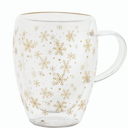 Weihnachts-Thermobecher aus Glas Snostro (Bild 1)