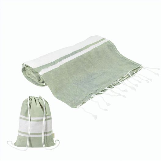 Strandtuch und Turnbeutel aus recycelter Baumwolle Tortuga (Bild 1)