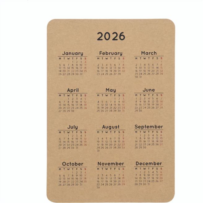 Produktabbildung Individueller Taschenkalender CreaDate Pocket Eco Individueller Taschenkalender CreaDate Pocket Eco