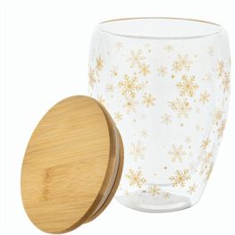 Produktabbildung Weihnachts-Thermobecher aus Glas Bostro Weihnachts-Thermobecher aus Glas Bostro