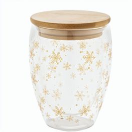 Produktabbildung Weihnachts-Thermobecher aus Glas Bostro Weihnachts-Thermobecher aus Glas Bostro