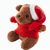 Plüsch-Weihnachts-Teddybär-Schlüsselanhänger Julnalle (Bild 3)