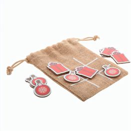 Weihnachtliches Tic-Tac-Toe Baumschmuck & Geschenke Juxo