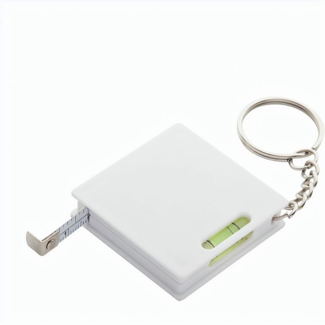 Produktabbildung Schlüsselanhänger mit Maßband Level Schlüsselanhänger mit Maßband Level