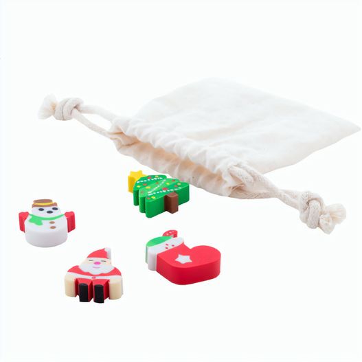 Weihnachts-Radierer-Set Sommaroy (Bild 1)