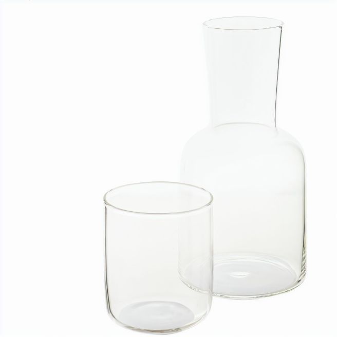 Getränkeset: Karaffe und Glas Palmer