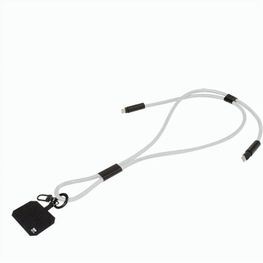 60W Lanyard mit Lade- und Datenkabel aus RPET HolCharge