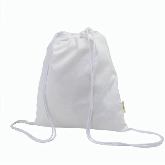 Kordelzugbeutel aus recycelter Baumwolle Dropex (Bild 1)