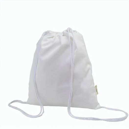 Kordelzugbeutel aus recycelter Baumwolle Dropex (Bild 1)