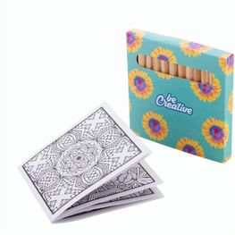 Individuelles Ausmalset, Mandala Coloxil 12