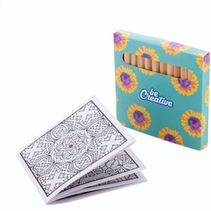 Individuelles Ausmalset, Mandala Coloxil 12