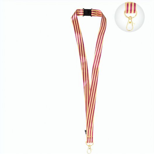 Individuelles Sublimationslanyard Subyard Shine Safe (Bild 1)