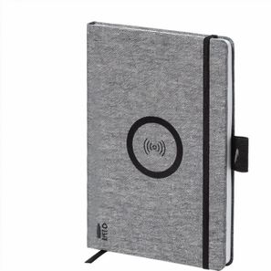 Notizbuch mit Wireless-Charger Charbuk