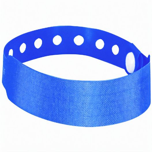 ein blaues armband mit weißen punkten darauf Kontroll-Armband Eventify (Bild 1)