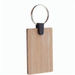 Bambus-Schlüsselanhänger, rechteckig Bambry