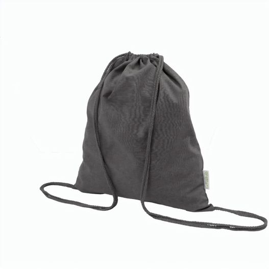 Kordelzugbeutel aus recycelter Baumwolle Dropex (Bild 1)
