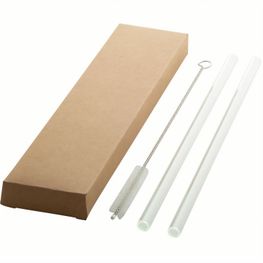 Glas-Trinkhalm-Set GlasSip
