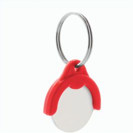 Schlüsselanhänger mit Einkaufswagen-Chip Token