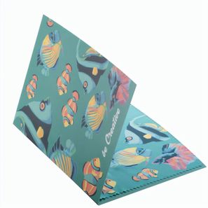 Postkarte mit Brillenreinigungstuch Dioptry Mail