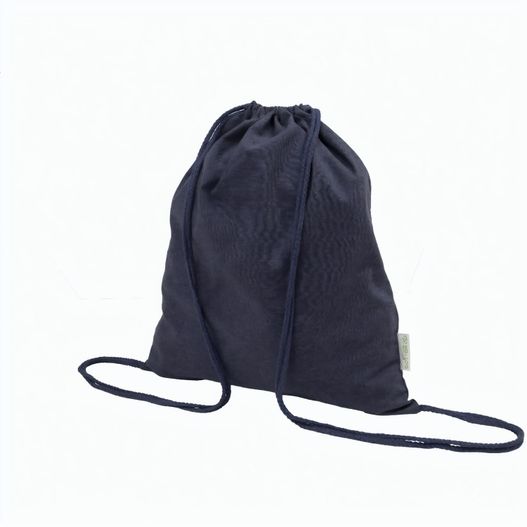 Kordelzugbeutel aus recycelter Baumwolle Dropex (Bild 1)