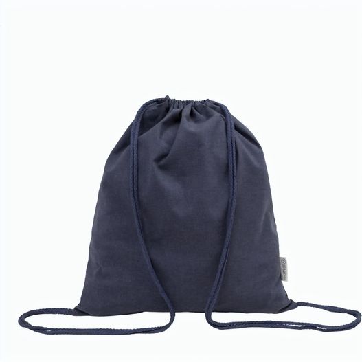 Kordelzugbeutel aus recycelter Baumwolle Dropex (Bild 1)