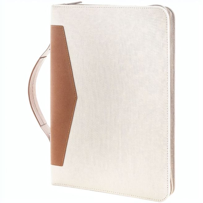 Dokumentenmappe aus recyceltem Canvas Carbasa Zip