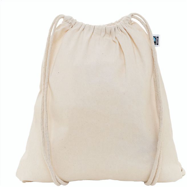 Fairtrade-Kordelzugbeutel Ferdraw