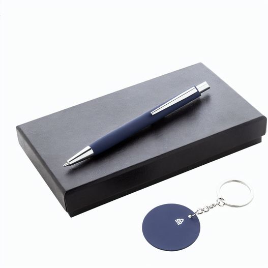 Produktabbildung Geschenkset Kugelschreiber und Schlüsselanhänger Miroset Geschenkset Kugelschreiber und Schlüsselanhänger Miroset (Bild 1)