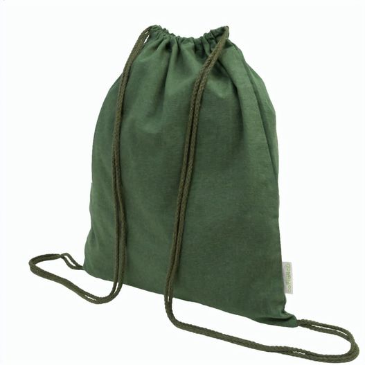 Kordelzugbeutel aus recycelter Baumwolle Dropex (Bild 1)