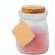 Kerze, erdbeere Corscent