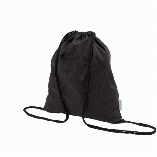 Kordelzugbeutel aus recycelter Baumwolle Dropex (Bild 1)