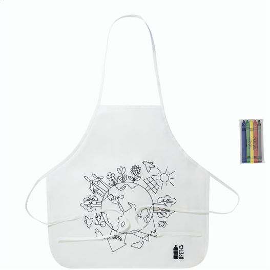 RPET Kinderschürze zum Bemalen Ecolo (Bild 1)