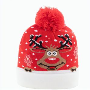 Weihnachts-LED-Wintermütze, Rentier Norrsken