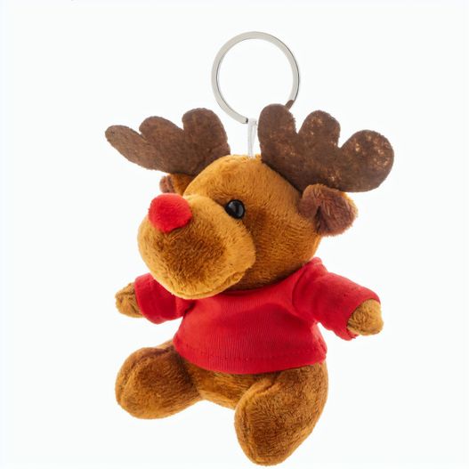 Plüsch-Weihnachtsrentier-Schlüsselanhänger Julren (Bild 1)