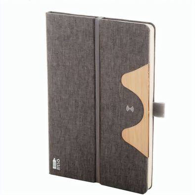 RPET Wireless-Charger/Notizbuch Chatom