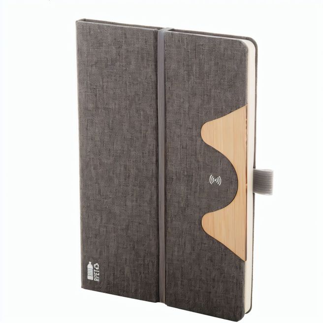 RPET Wireless-Charger/Notizbuch Chatom