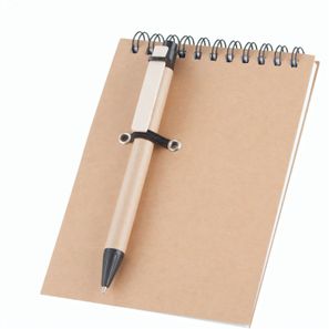 Notizblock mit Kugelschreiber Negundo