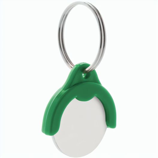 Produktabbildung Schlüsselanhänger mit Einkaufswagen-Chip Token Schlüsselanhänger mit Einkaufswagen-Chip Token (Bild 1)